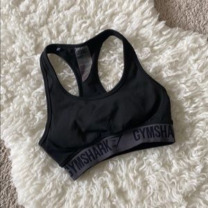 Gymshark Black Padded Sports Bra